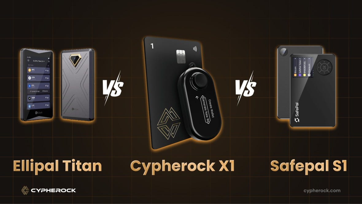 Ellipal vs Safepal vs Cypherock: A Head-to-Head Comparison of Hardware Wallets — Cypherock