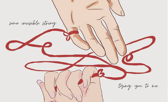 The Red Thread of Fate which connects us to certain people