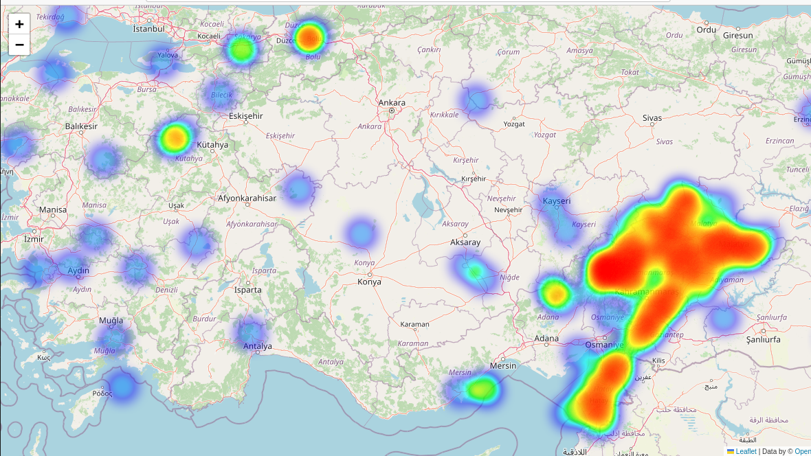 Earthquake Heatmap using Python. This project was developed to create ...