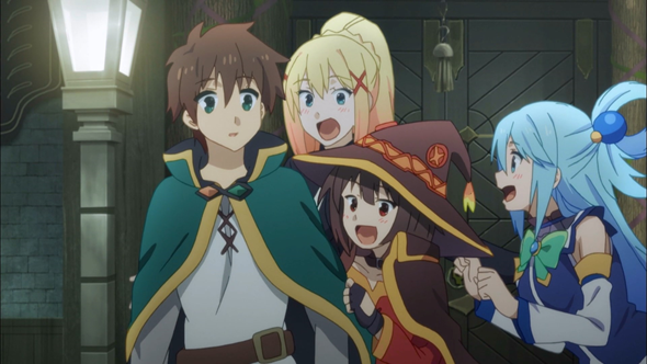 Watch KonoSuba – God's blessing on this wonderful world! Episode 1 Online -  This Self-Proclaimed Goddess and Reincarnation in Another World!