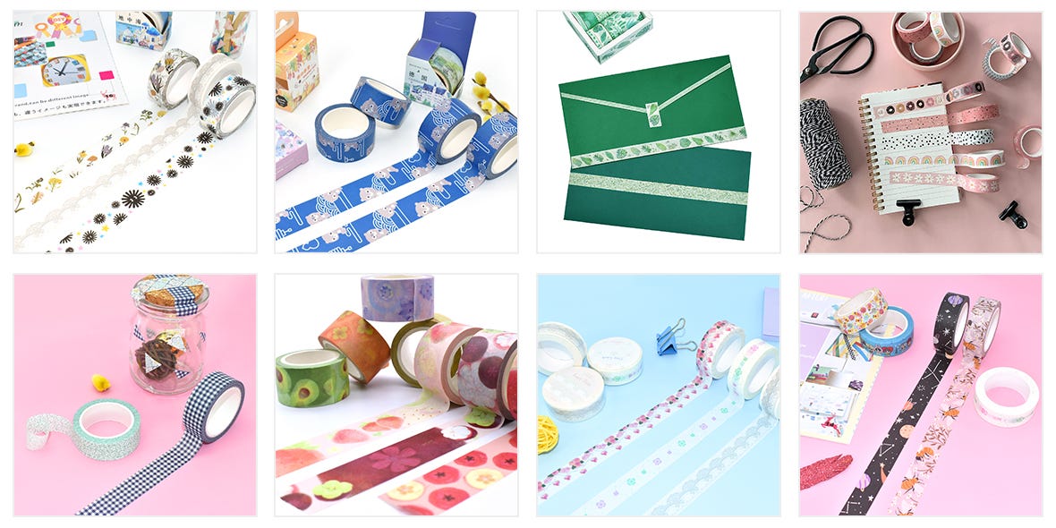 Common uses of washi tape. Washi tape is commonly used to wrap… by