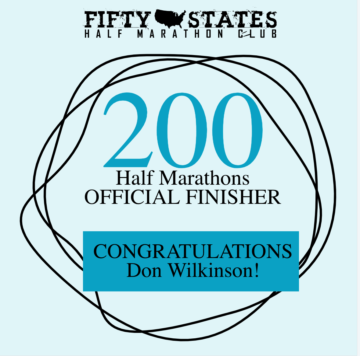 Don Wilkinson Reaches 200 Half Marathons Milestone — From Crystal River, Florida