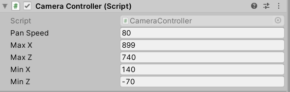 From in game camera to frame position on a minimap - Scripting