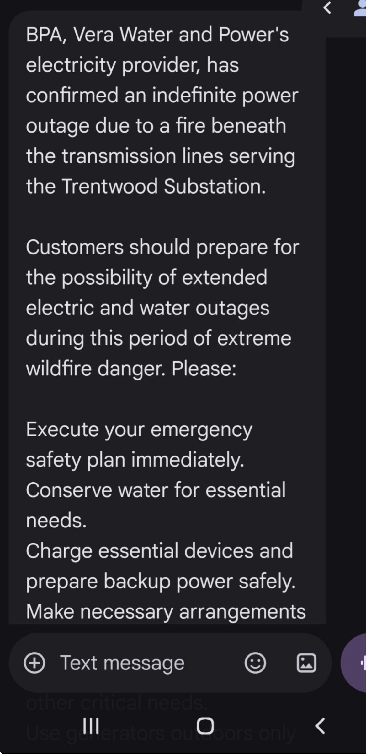 Never thought I’d be playing evacuation bingo today.