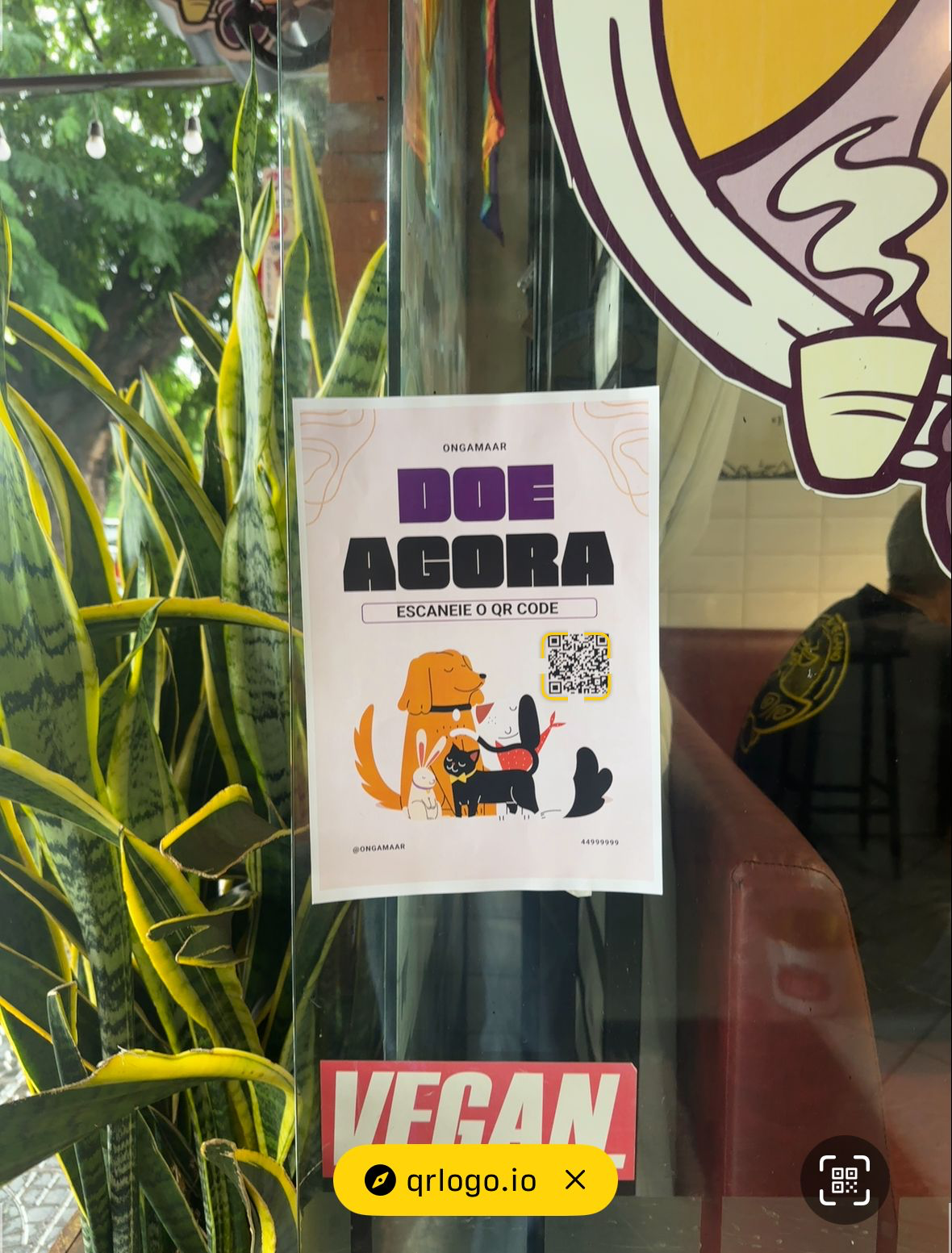 cartaz no vaka louca.