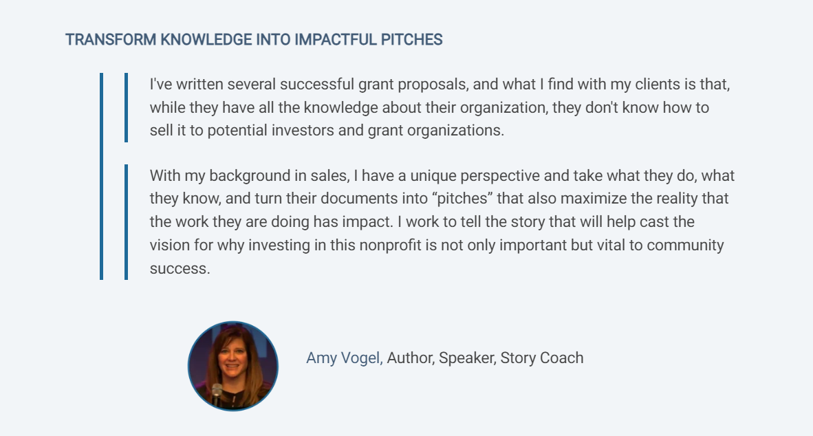 Grant Writing? It&rsquo;s all a sales pitch. | by Amy W Vogel | Medium