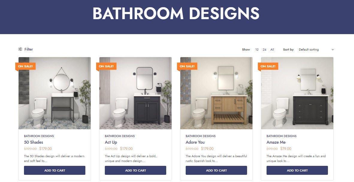 Online Bathroom Design Bathroom Layout Planner — Revampzy Sophia