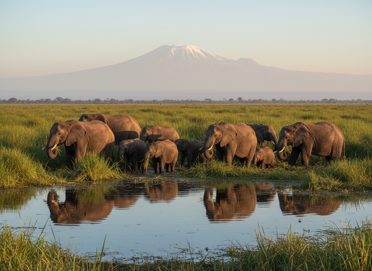 Where to See Elephants in Amboseli: Best Areas and Timing