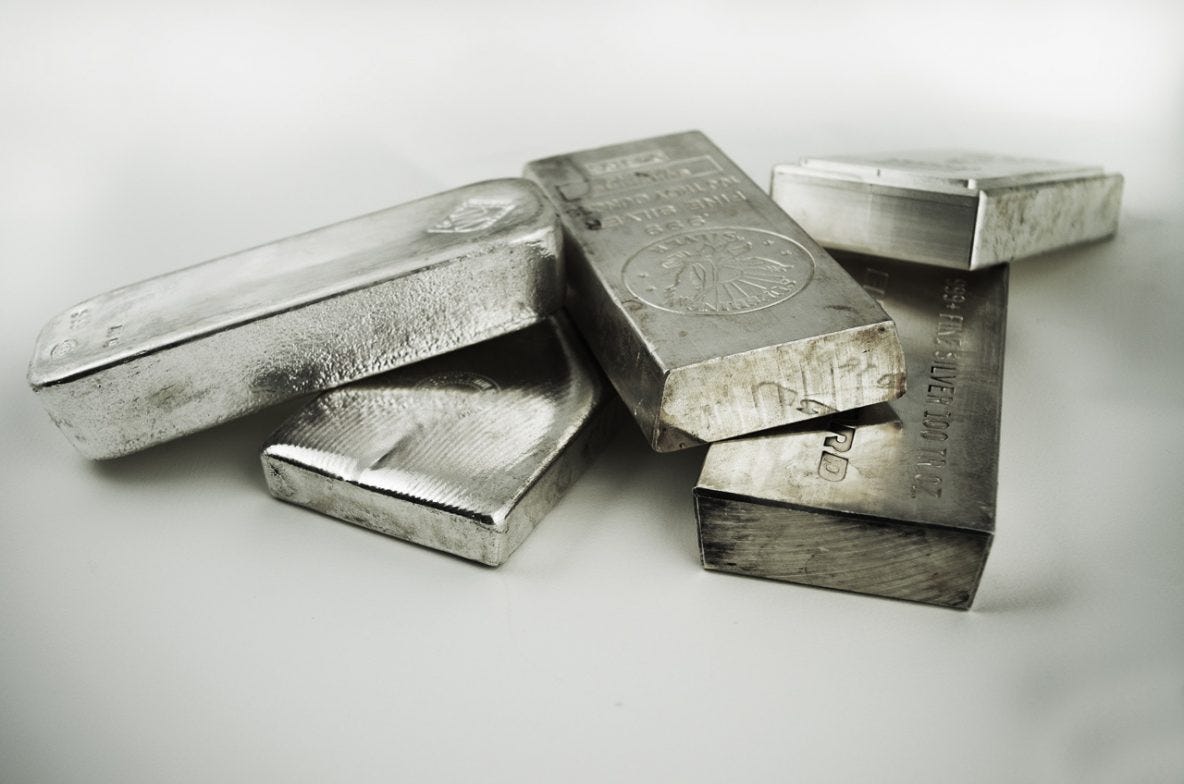 Silver, Metals, Materials
