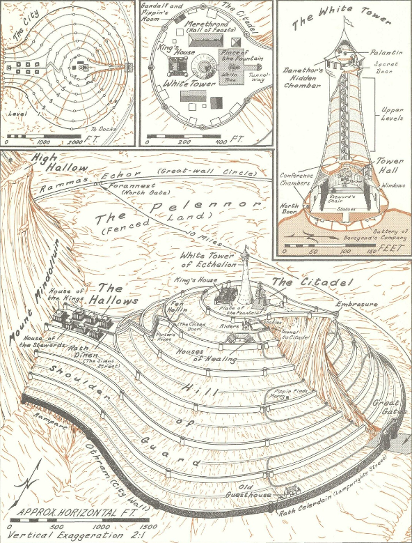 Mapping Minas Tirith