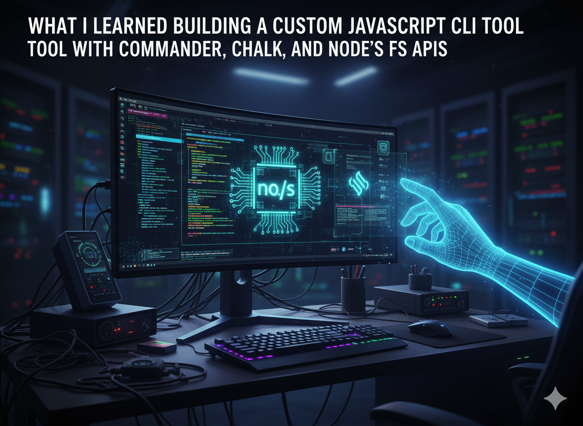 What I Learned Building a Custom JavaScript CLI Tool With Commander ...