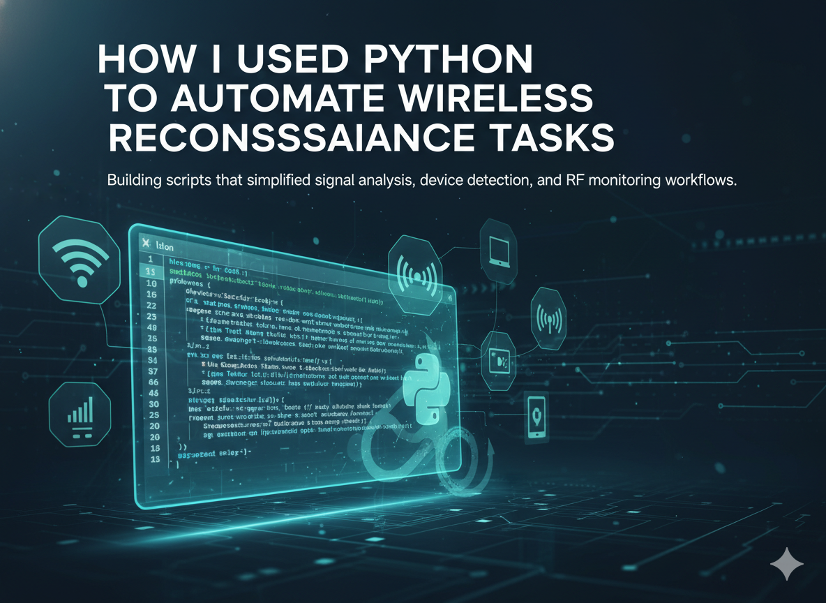 How I Used Python to Automate Wireless Reconnaissance Tasks