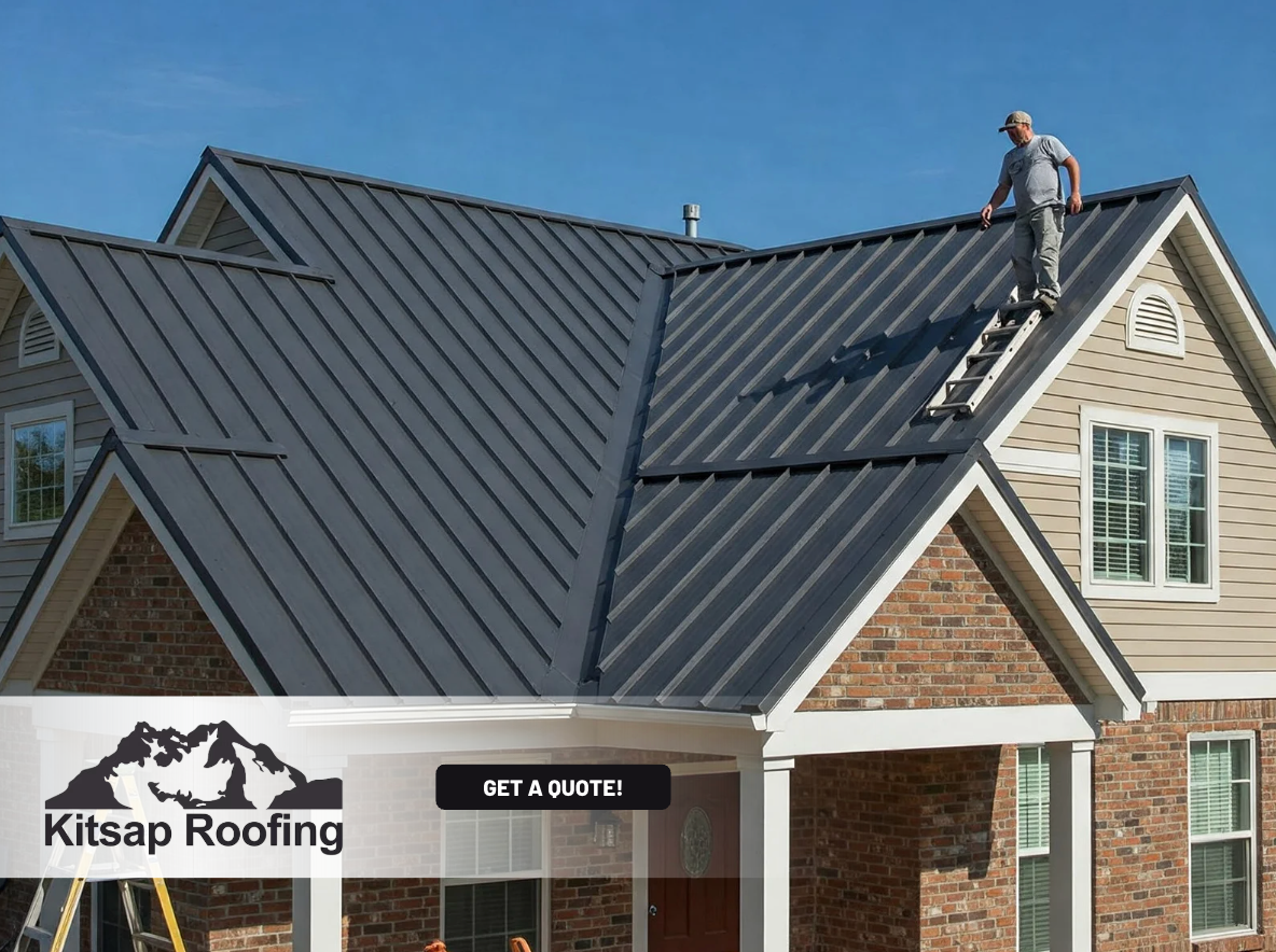 Metal Roofing vs Asphalt Shingles — What Works Best in Washington Weather?