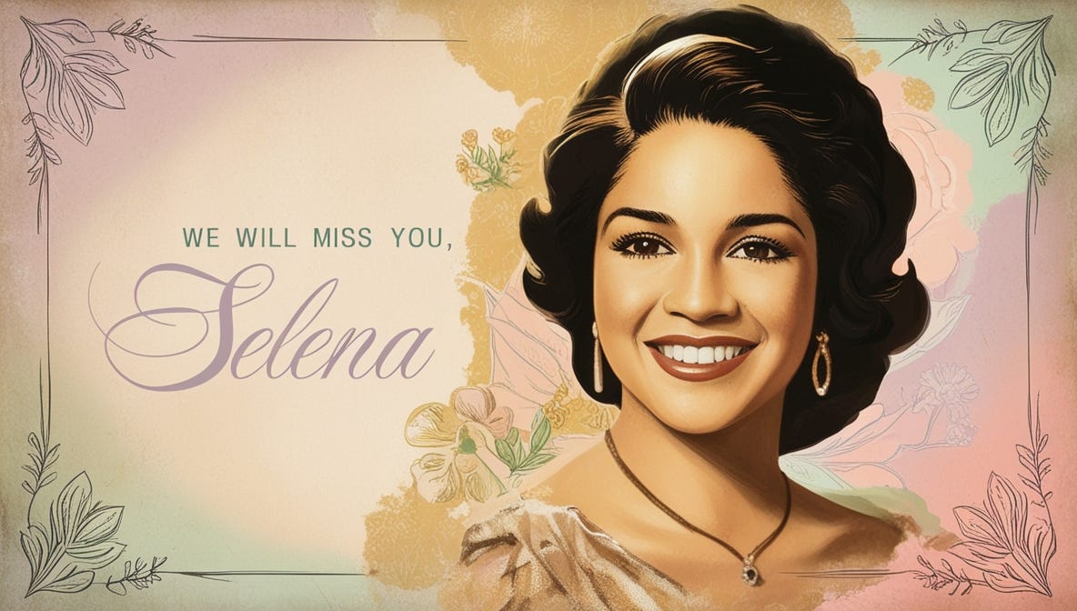 Celebrate the Legacy of Selena with the We Will Miss You Selena Shirt Vintage