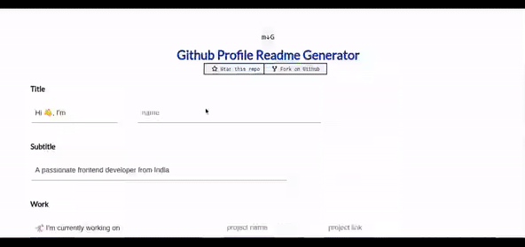 The Best Readme Generators for Your GitHub Profile | by Mohith Gupta |  JavaScript in Plain English