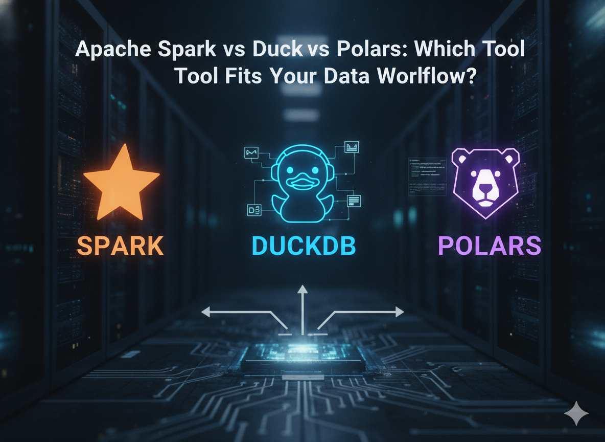 Apache Spark vs DuckDB vs Polars: Which Tool Fits Your Data Workflow?
