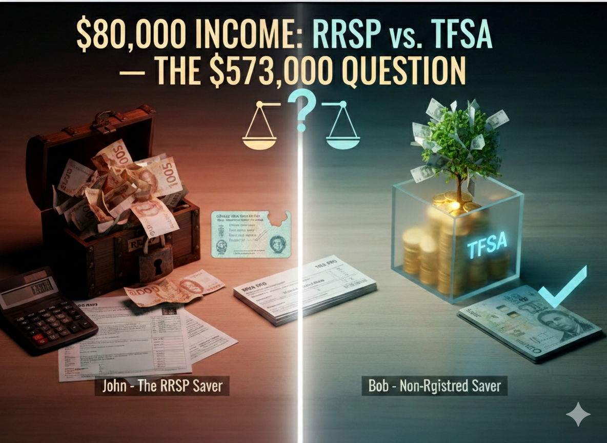 The RRSP vs. TFSA vs. Non-Registered Guide for Canadians Earning $80,000