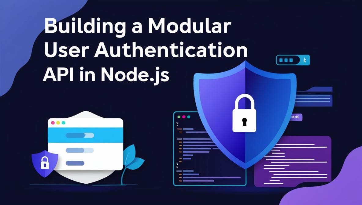 Modular API Design: Implementing User Authentication in Node.js | by ...