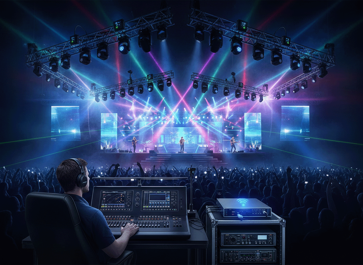 How Can Wireless Tech Eliminate 80% Of Your Event Lighting Lag?