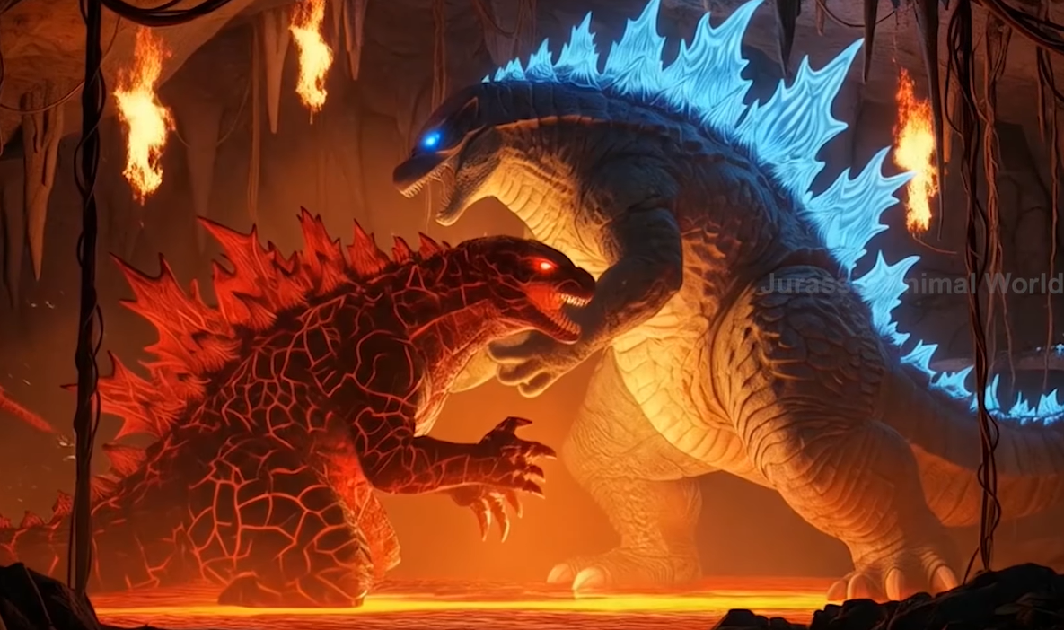 Godzilla Battles Shin Godzilla to Save T-Rex’s Egg! 🦖🔥 Epic Rescue Mission