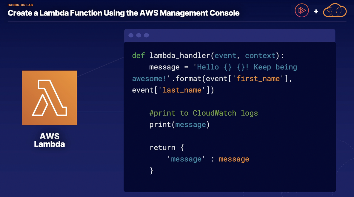 Creating a Lambda Function with the AWS Management Console | by Hanad ...