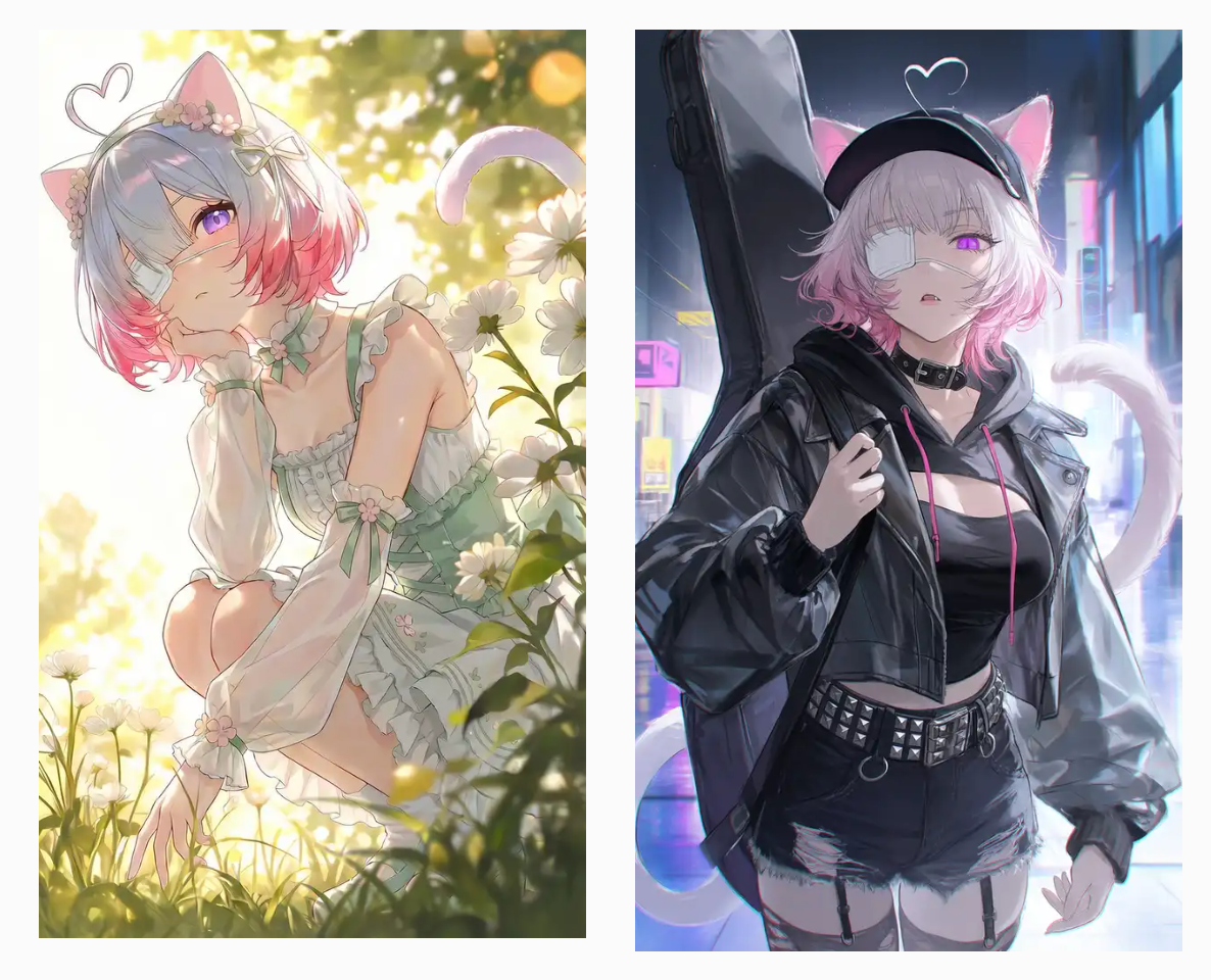 Anime posters example output image