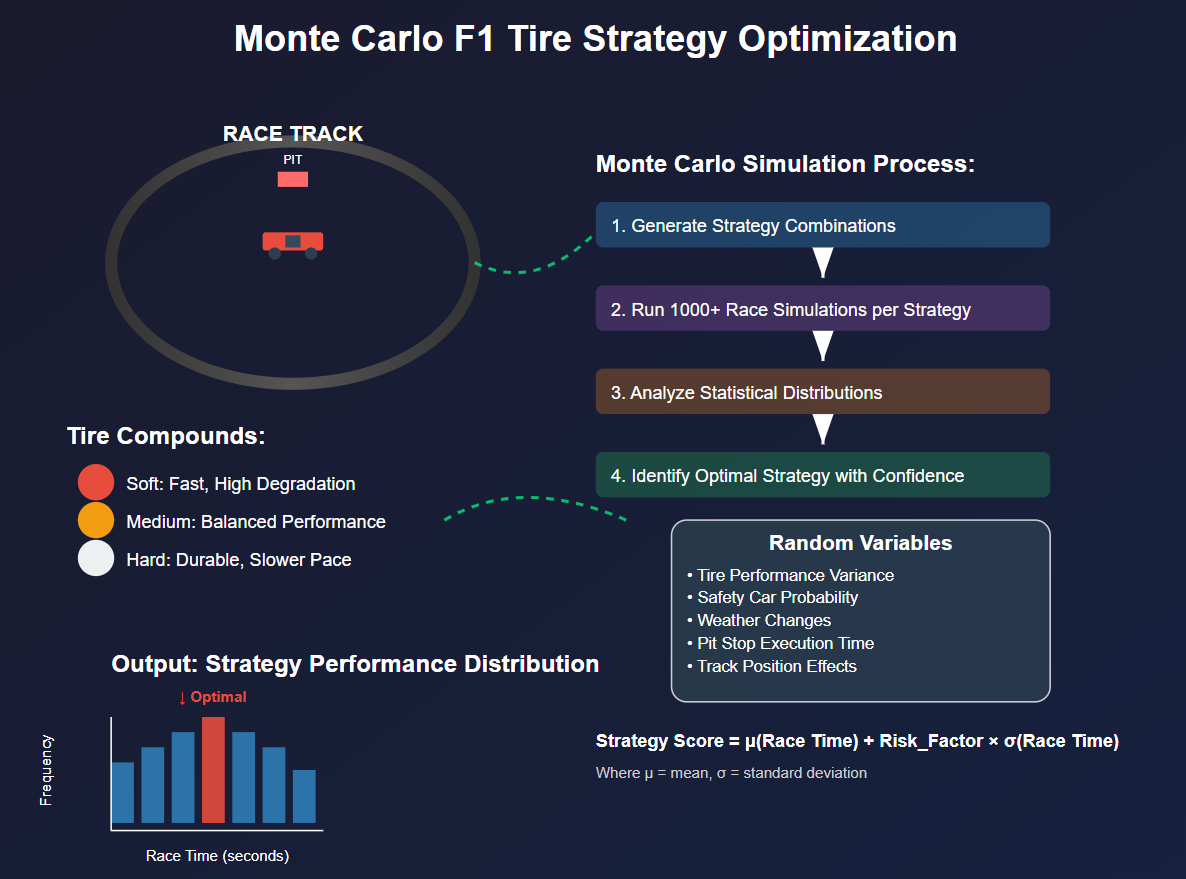 Monte Carlo Simulation for Optimal Tire Strategy | by Raul Garcia | Jul ...