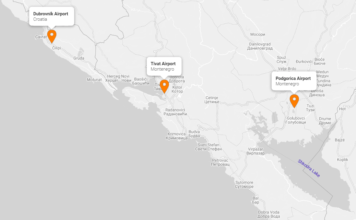Getting to Kotor Bay: A Guide Through Three Main Airports