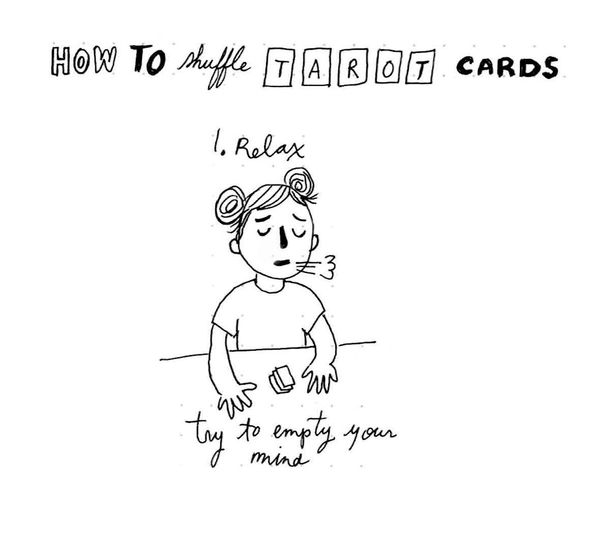 How to Shuffle Tarot Cards Like a Pro A Comic Guide for Mystical
