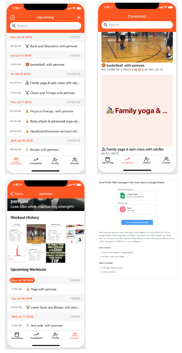 Why (and How) I Built ClassPass x Instagram for Fitness with Friends (Without Writing a Line of Code)