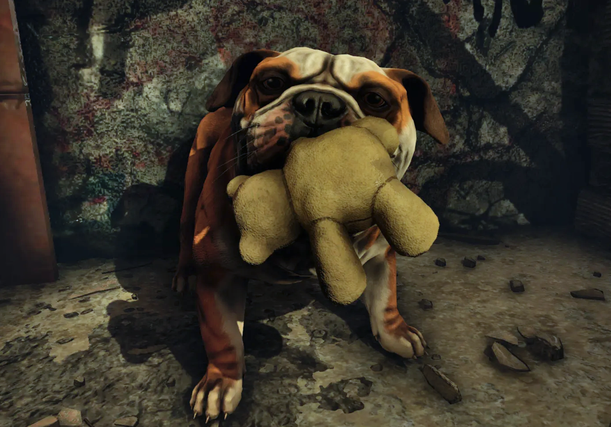 Churchill in Fallout London, a total-conversion fan mod of popular role-playing video game Fallout 4. Credit: Team FOLON