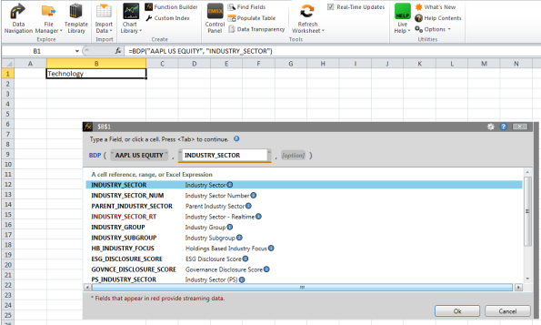 Introduction to Bloomberg Excel add-in | by Specialist Library Support |  Specialist Library Support | Medium