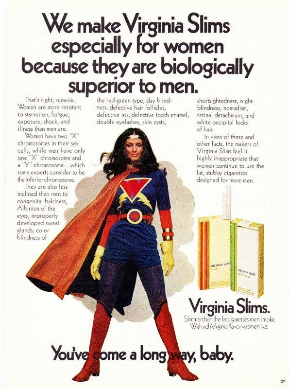 1969 Vintage Ad For Virginia Slims Retro Tobacco Pretty Model Letter 01/25/21 Australia