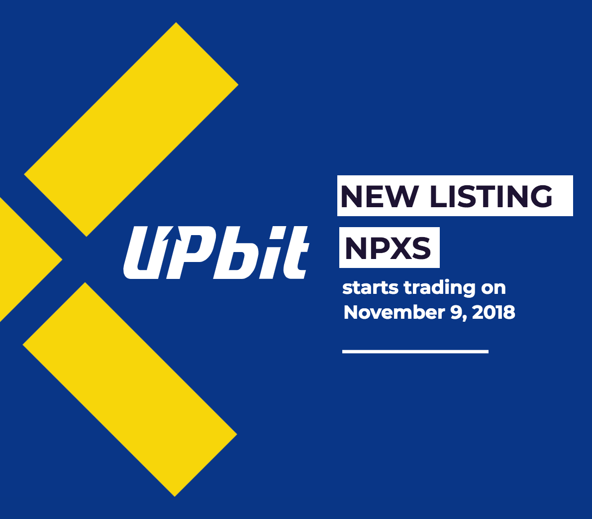 New exchange listing: NPXS on Upbit | by Pundi X (writers) | Pundi X |  Medium