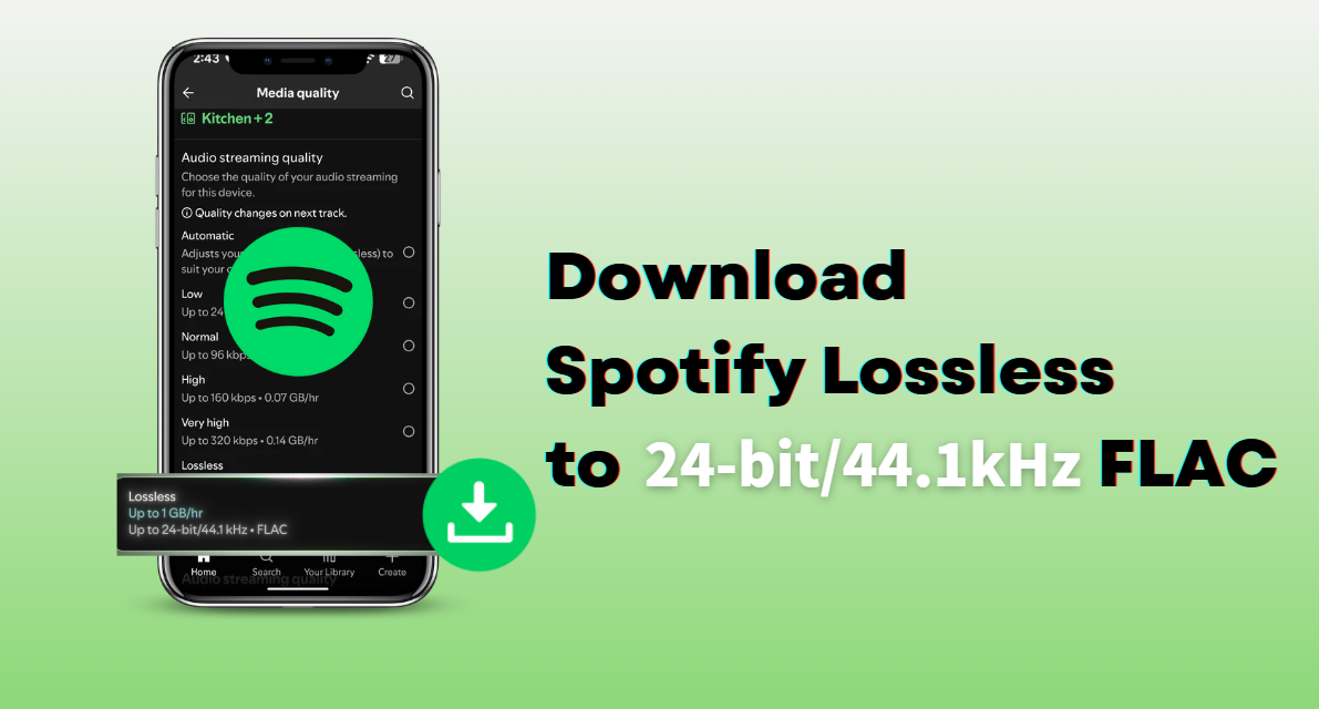 How to Download Spotify Lossless to 24-bit/44.1kHz FLAC Lossless (Full Guide)