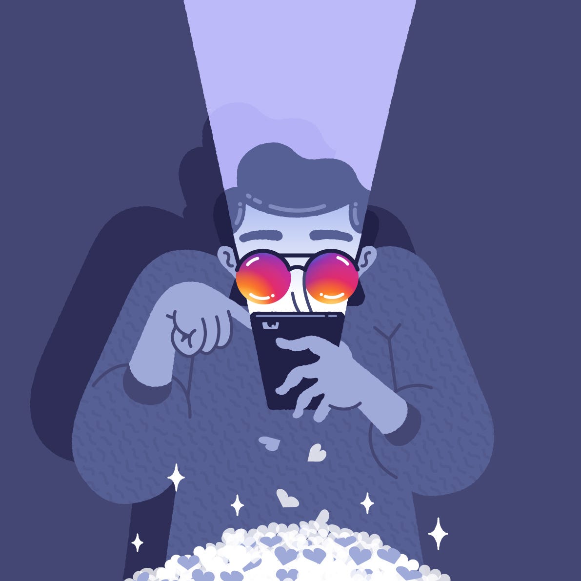 On Instagram addiction