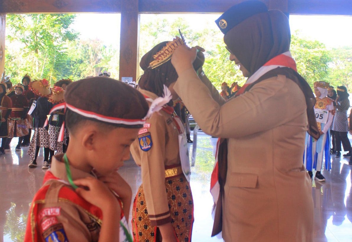 Dibuka oleh Kak Emi Masruroh, 32 Barung Meriahkan Pesta Siaga 2026 Kwarcab Bantul