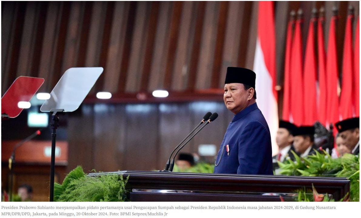 Nominasi OCCRP dan Beban Berat Presiden Prabowo