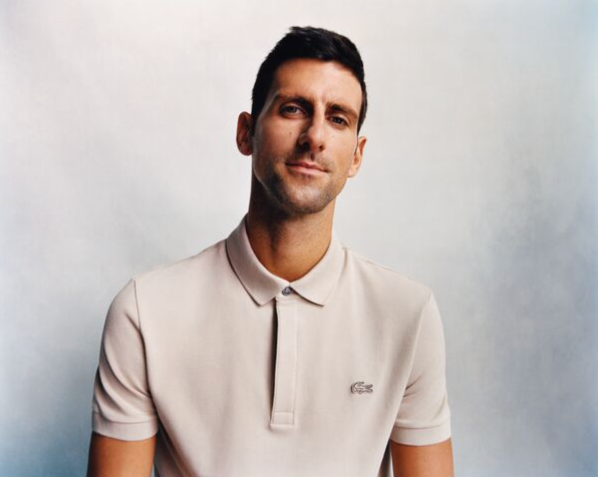 Novak Djokovic Extends His Partnership With Lacoste