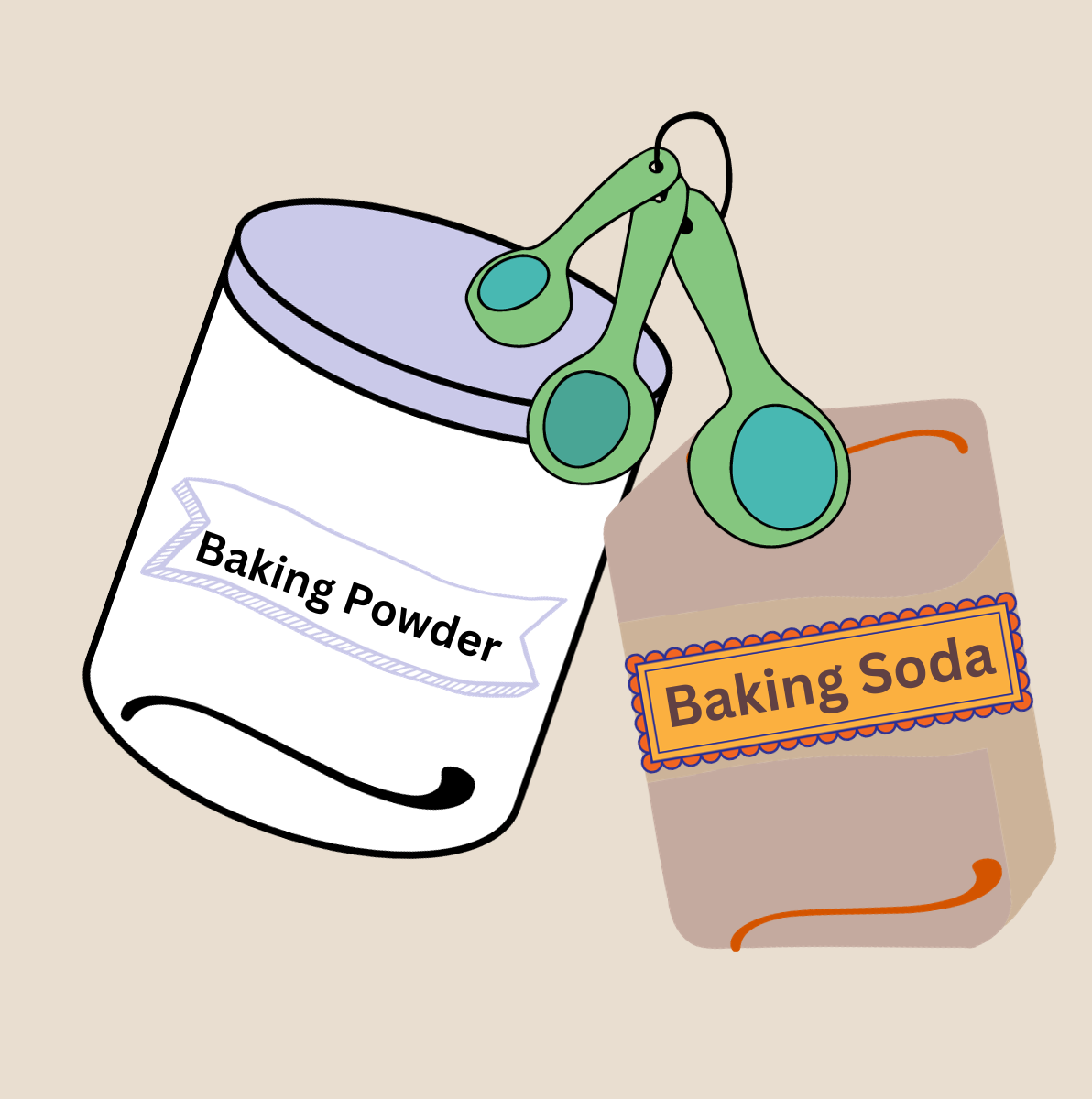Keeping baking soda and powder in good working order. by Cook for