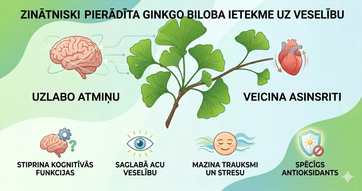 Ginkgo Biloba: lietošana, devas un ietekme uz veselību