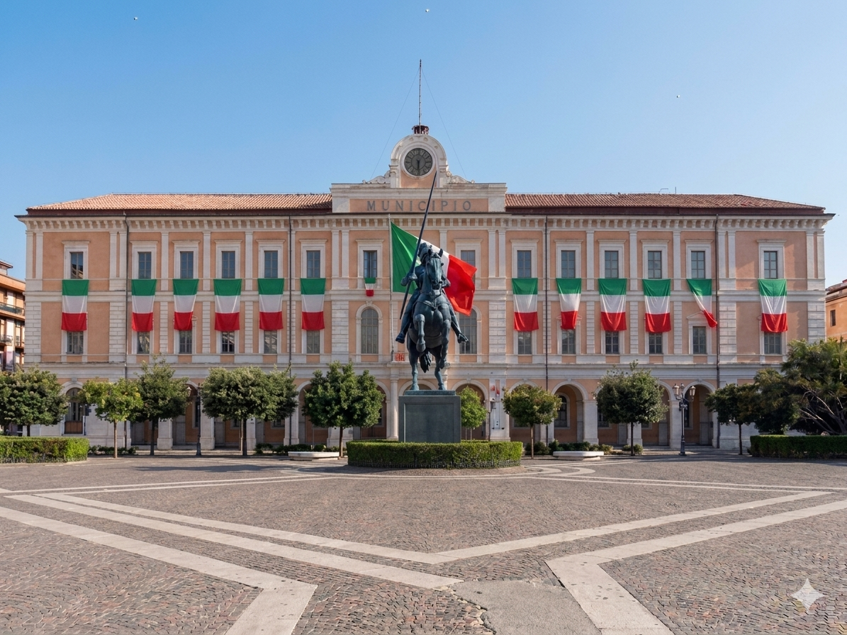 🇮🇹 BUONA FESTA DELLA REPUBBLICA 2026 📅 Palazzo San Giorgio (del comune) di Campobasso durante la…