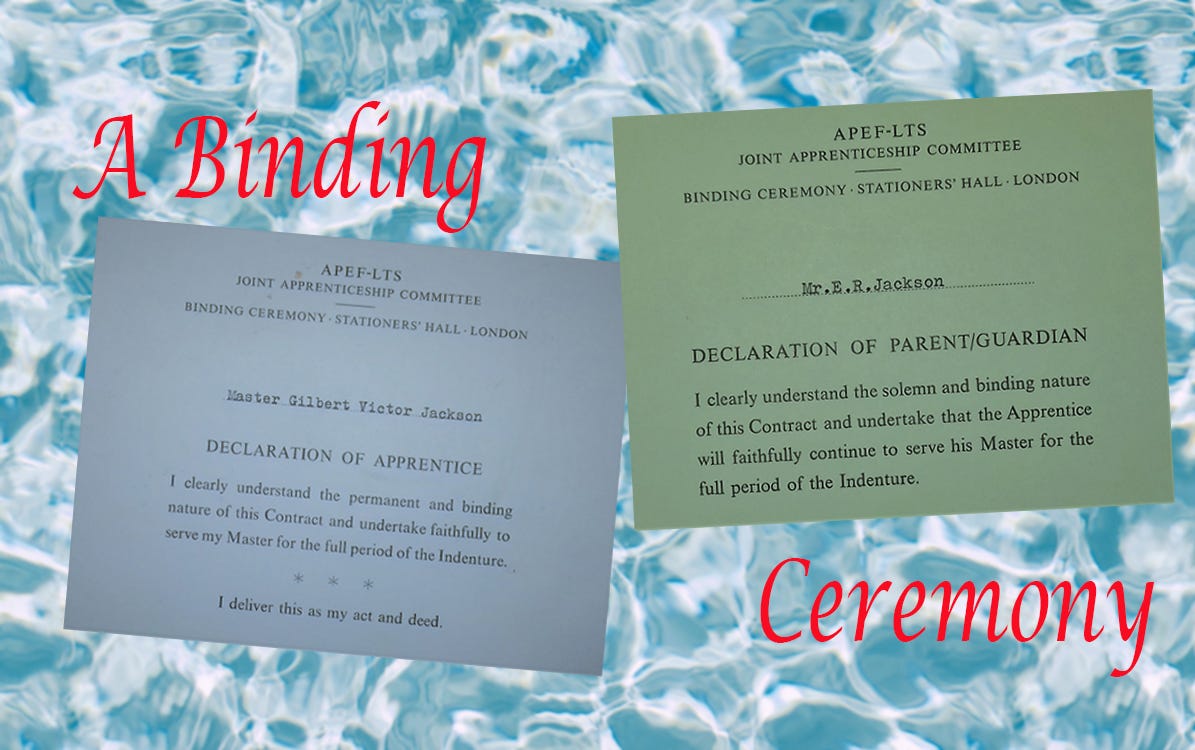 A Binding Ceremony. Extracts from his book, The London… by Gil