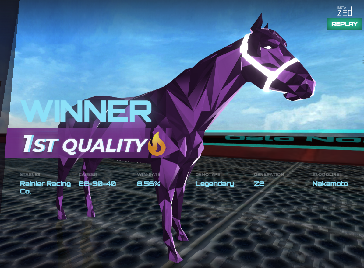 How to Value a ZED Run Horse. How to Value a ZED Run Horse by Rainier