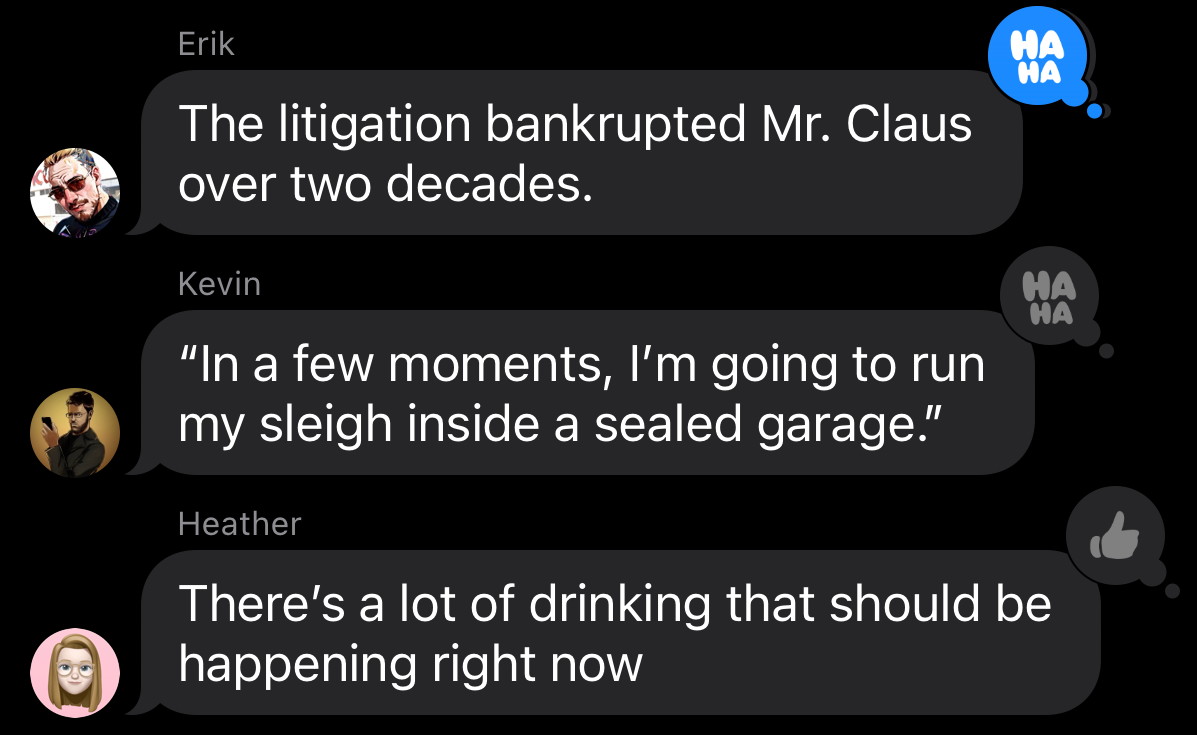 Alas, this was years before Erin would arrive to give us excellent pointers on ways to drink away the memories of these films! (Note from Erin: I recommend Egg Nog for this travesty)