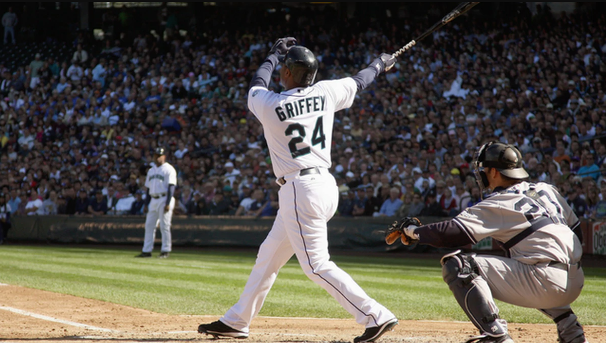 Griffey back with a swing in his step