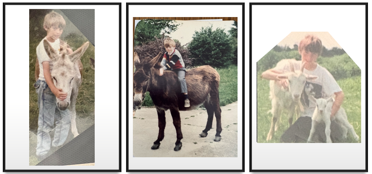 Actual Pictures of Me With My Animals Circa 1990