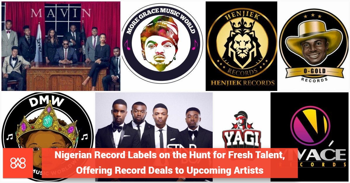 Nigerian Record Labels on the Hunt for Fresh Talent, Offering Record