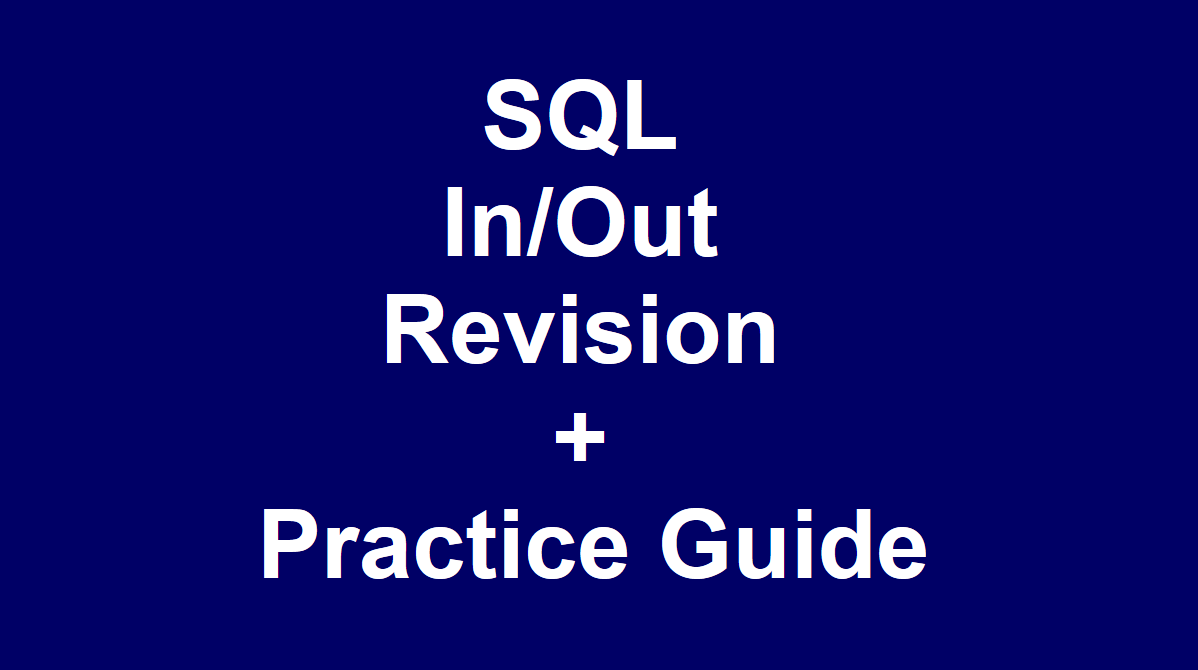 SQL Quick Revision + Practice Guide for Data Analyst/Data Engineer ...