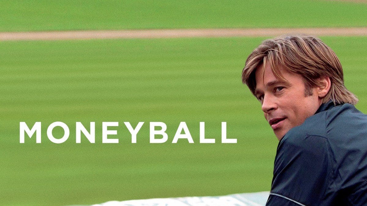 In the movie Moneyball, Billy Beane (Brad Pitt) said Jason Giambi
